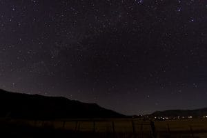 Milky Way over Rankin Ranch in Walker Basin, California