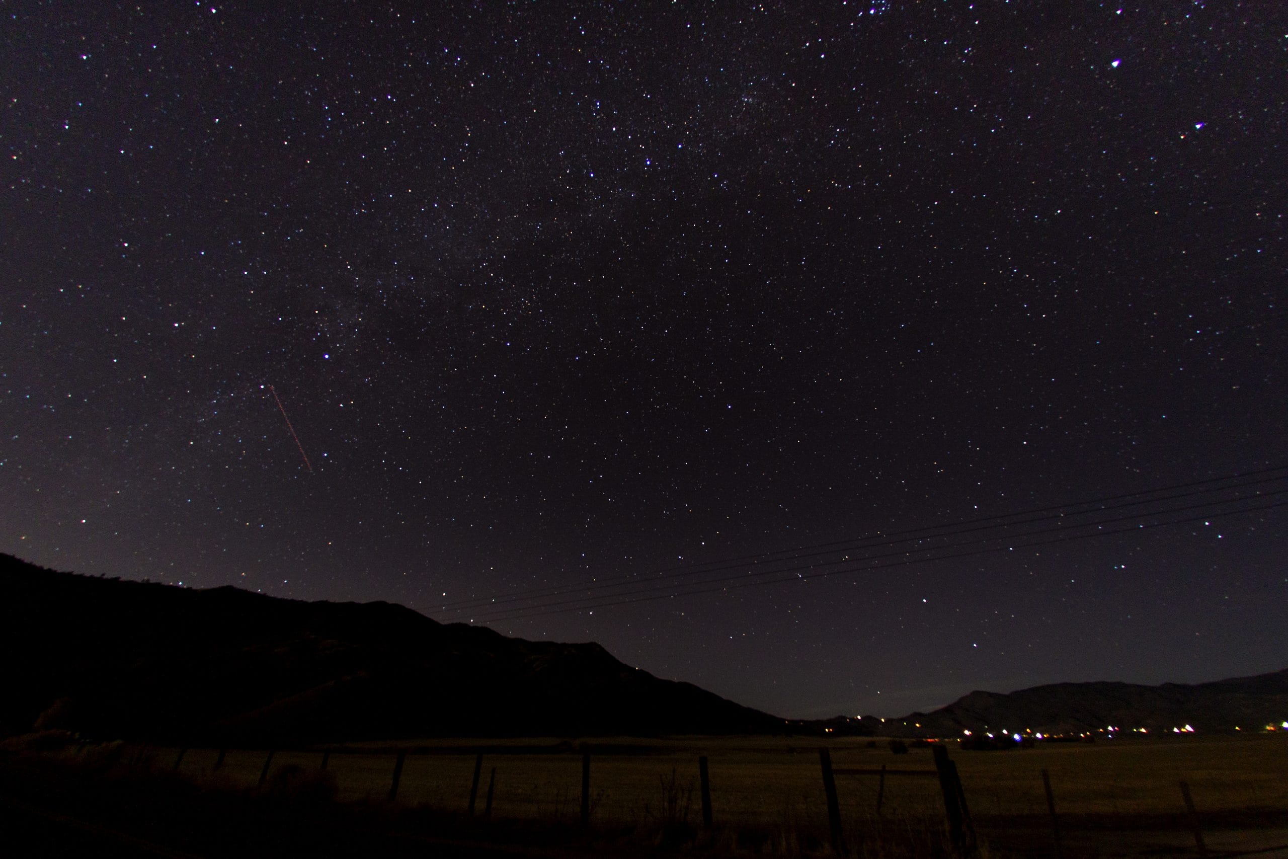 Milky Way over Rankin Ranch in Walker Basin, California